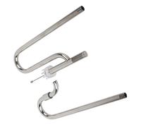 Pssopp Tuyau d'entrée et de Sortie en Métal pour Aquarium, écumoire Réglable en Acier Inoxydable 304, Installation Facile pour Réservoirs d'eau Douce et Marins (16 mm/0,63 Pouces)