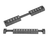 Pssopp Unités de Notation de Football 2 Pièces Indicateur de Compteur de Score, 10 Numéros Marquant des Unités de Notation de Football Compteurs Faciles à Installer et à Décharger pour Le Standard