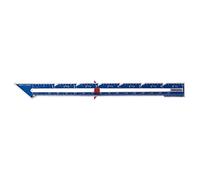 Pssopp Valeurs de Mesure du Tricot de Saummètre (Règle pointue en aluminium bleu)