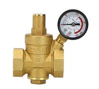 Pssopp Valve de Régulateur de Pression de l'Eau en Laiton, Conception d'économie d'espace, Tolérance à Haute Pression pour l'équipement en Eau du Robinet, pour une Utilisation à Domicile avec