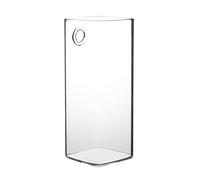 Pssopp Vase en Verre Suspendu, Récipient Hydroponique Transparent et Durable pour Petites Plantes, Décoration de Maison de Style Moderne (Forme de Tube Long)