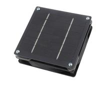 Pssopp Ventilateur à Panneau Solaire Monocristallin, Ventilateur d'extraction à énergie Solaire intégré, Silencieux et Réglable pour Poulailler et Serre