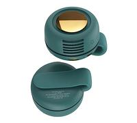 Pssopp Ventilateur de Ceinture Portable, Ventilateur USB sans Fil sans Pales à 360°, Direction du Vent Réglable, Faible Bruit 25dB, Batterie Intégrée 900mAh pour Sport Extérieur Travail (araignée