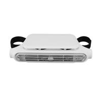 Pssopp Ventilateur de Siège D'auto, Ventilateur de Refroidissement USB Réglable USB avec Plusieurs Réglages de Vitesse du Vent pour les Passagers Arrière sans Câblage Complexe (WHITE)