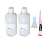 Pssopp Vernis à L'argile séché à L'air, Finition Brillante, 250 Ml X 2