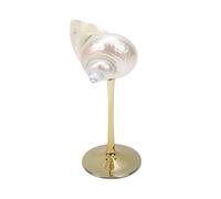 Pssopp Verres à Vin 6,5 Pouces de Mariage, Gobelet en Coquille de Conque, Gobelet à Cocktail, pour la Saint-Valentin, Anniversaire, Mariage, Demoiselles d'honneur, Fête d'Anniversaire, Verre à Vin