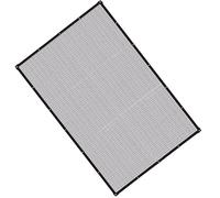 Pssopp Voile D'ombre de Argentée, Film de Polyester de Bande de Papier D'aluminium avec des Oeillets Filet D'ombre Respirable pour des Piscines de Jardins de Pelouse (5)