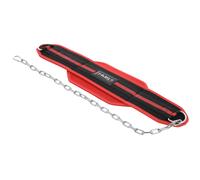 HMS Fitness Ceinture abdominale PSTX05 avec chaîne 720x180x7 mm Rouge Unisexe