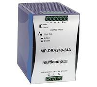 PSU, DIN RAIL, 24V, 240W, AC/DC DIN Rail Mount, Qté.1 | MP-DRA240-24A