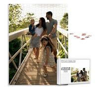 PSUNEY Puzzle Personnalisé Cadre Photo 35/70/120/200/300/500/1000/1500/2000/3000 Pièces Personnalisez Votre Image Cadeaux pour Adultes Famille Enfants Amis Anniversaire