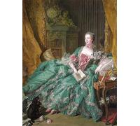 PSVDCTOO Affiche Impression Impression d'art Art Tableau Portrait de Madame De Pompadour par François Boucher Image Sur Toile Pour Décoration Murale 60x90cm