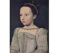 PSVDCTOO Art Reproduction Impression d'affiches Affiche Toile Marguerite de Valois de François Clouet Art Portrait Pour Decoración Mural 60x90cm