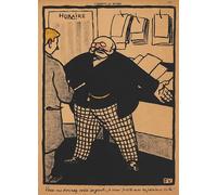 PSVDCTOO Poster Image Affiches et Gravures Impression Sur Toile Crimes et châtiments XII Tu me donnes ton argent de Félix Edouard Vallotton Toile Modern Peinture Pour Décoration Salon 60x90cm