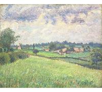 PSVDCTOO Poster Image Affiches et Gravures Impression Sur Toile Temps gris Finchingfield par Lucien Pissarro Toile Modern Peinture Pour Décoration Salon 60x90cm