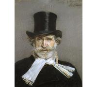 PSVDCTOO Poster Image Impression Sur Toile Affiches et Gravures Portrait de Giuseppe Verdi par Pour Décoration Salon60x90cm