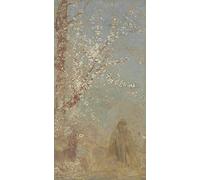 PSVDCTOO vintage Murale Tableau Impressions d'art Mural l'Arbre Rouge d'Odilon Redon Posters et Art Pour Décoration Chambre 60x90cm