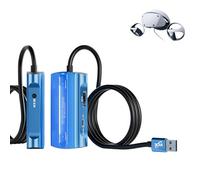 PSVR2 Adaptateur PC PSVR 2 Kit d'accessoires PC compatible avec PlayStation VR2, lunettes AR, moniteur portable, comprend un câble DP 1.4 et un adaptateur d'alimentation (noir) (D85-Bleu)