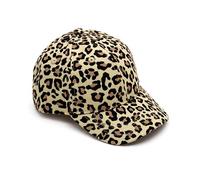 Psxixjsm Casquette de baseball réglable pour fille de 3 à 8 ans, avec ouverture en queue de cheval, imprimé léopard, casquette de baseball pour tennis et golf