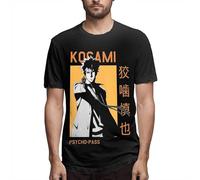 PSY-Cho Pass Men's Cotton Short Sleeve T-Shirt Manches Courtes(Large)