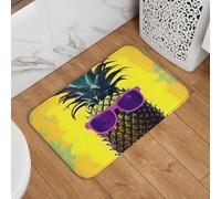 Psych Paillasson antidérapant absorbant doux lavable pour cuisine, chambre à coucher, salle de bain 40,6 x 61 cm