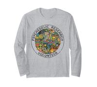 Psych Research Volunteer Sarcastic Retro Funny Adult Humor Manche Longue