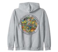Psych Research Volunteer Sarcastic Retro Funny Adult Humor Sweat à Capuche