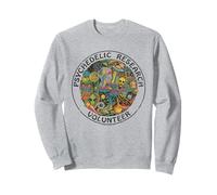 Psych Research Volunteer Sarcastic Retro Funny Adult Humor Sweatshirt