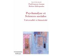 Psychanalyse et science sociale Universalité et historicité - ASSOUN/ZAFIROPOULOS - Economica Anthropos - broché - Essai