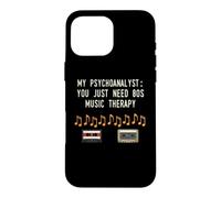 Psychanalyste You Need 80s Vintage Musicothérapie Retro Coque pour iPhone 16 Pro Max