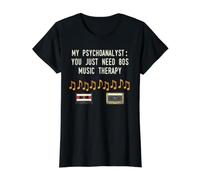 Psychanalyste You Need 80s Vintage Musicothérapie Retro T-Shirt Graphique avec Valeur