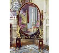 Psyché et lit de Napoléon le premier au château de Compiegne France dans le style du Premier Empire. From The Book of Decorative Furniture : Its Form Colour & History Volume One par Edwin Foley publié