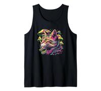 Psychedelic Art Mignon Chat Chatons Chats Chaton Débardeur