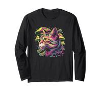 Psychedelic Art Mignon Chat Chatons Chats Chaton Manche Longue