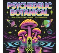 Psychedelic Botanical: Botanical Galaxies Coloring Book - 40 Trippy Mushroom Cosmos Illustrations - Surreal Nature Scenes - Otherworldly Adventure with Fungus, Space and Visionary Art
