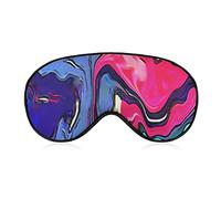 Psychedelic Crazy Art Sleep Eye Mask Couverture de sommeil douce Couverture de masque de sommeil avec les yeux bandés pour le voyage du sommeil