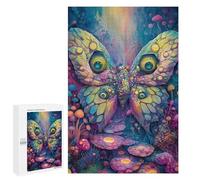 Psychedelic Mushroom Garden Puzzle 1000 Pièces Educa Jouet en Bois Cadeau Unique Décoration Intérieure Jeu Éducatif Challenge Toy Adultes Et Enfants À Partir De 14 Ans 1000 PCS