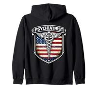 Psychiatre américain Psychiatrie Médecin Médecin Patriot MD Sweat à Capuche