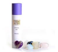 Psychic Sisters - Ensemble de cristaux - 7 pierres précieuses différentes - Reiki purifié et énergisé (ange)