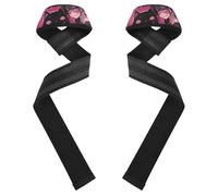 Psycho Girl Sangles de levage de fitness 66 cm pour entraînement, gym, dynamophilie, bodybuilding Noir