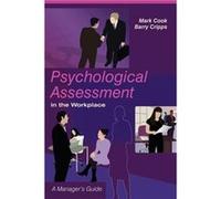 Psychological Assessment in the Workplace by Cook Paperback Book Barry Cripps, Mark Cook (Auteur)