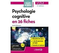 Psychologie cognitive en 26 fiches