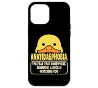 Psychologie Drôle Phobies Anatidaephobia Fear of Ducks Coque pour iPhone 12 Pro Max