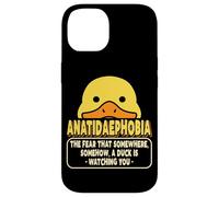 Psychologie Drôle Phobies Anatidaephobia Fear of Ducks Coque pour iPhone 14