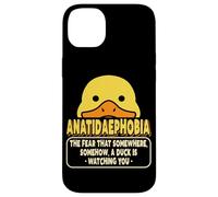 Psychologie Drôle Phobies Anatidaephobia Fear of Ducks Coque pour iPhone 14 Plus