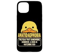 Psychologie Drôle Phobies Anatidaephobia Fear of Ducks Coque pour iPhone 15 Plus