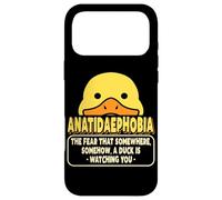 Psychologie Drôle Phobies Anatidaephobia Fear of Ducks Coque pour iPhone 17 Pro Max