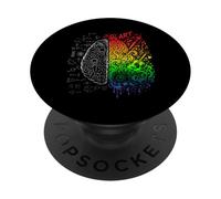 Psychologie du Cerveau Gauche et Droit Neurosciences Anatomie du Cerveau PopSockets PopGrip Adhésif
