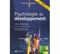 Psychologie du développement 2012 - Michel Born - De Boeck Supérieur - broché - Manuel
