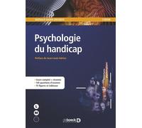 Psychologie du handicap 2020 - Jean-Louis Adrien - De Boeck Supérieur - broché - Etude