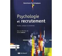 Psychologie et recrutement Modèles, pratiques et normativités - Collectif - De Boeck Supérieur - broché - Essai